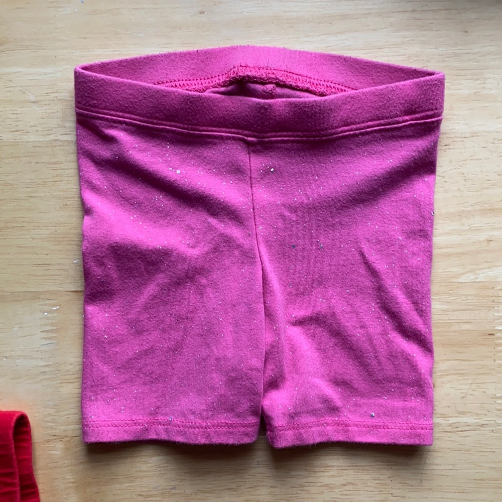 Baby Girl 18M Glittery Biker Shorts